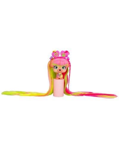 Set de joaca IMC Toys Vip Pets - Cățeluș la modă cu păr lung pentru coafuri cu accesorii, Zoe - 6