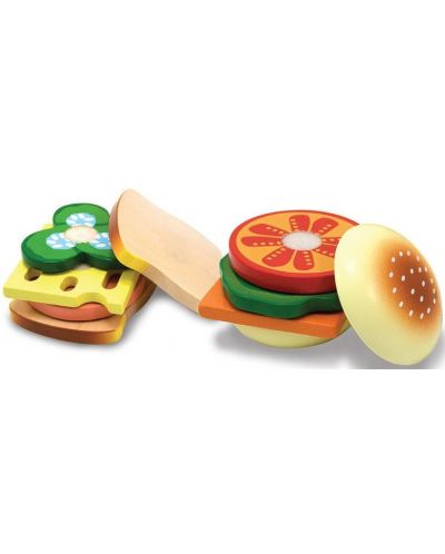 Set de joaca Melissa & Doug - Sandvisuri din lemn - 2