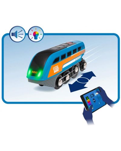 Jucarie Brio Smart Tech - Locomotiva cu inregistrare sonora - 6