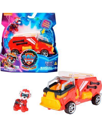 Spin Master Paw Patrol: The Mighty Movie - Marshall cu vehicul - 1