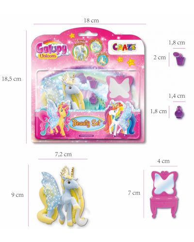 Set de joacă Craze Beauty - Unicorn	 - 4