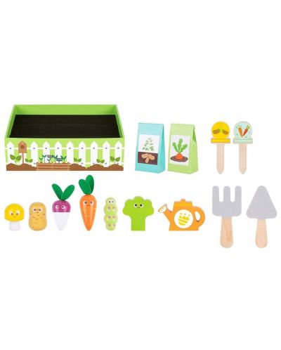 Set de jucării Tooky Too - Mica mea grădină de legume - 2