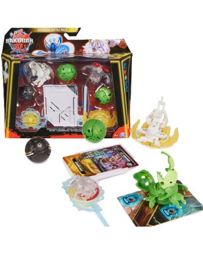 Set joc  Bakugan - Special Attack Bruiser, Octogan, Ventri, Hammerhead, Butterclaw - 2