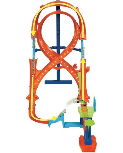 Set de jucării Hot Wheels - Action Track Eight | Ozone.ro