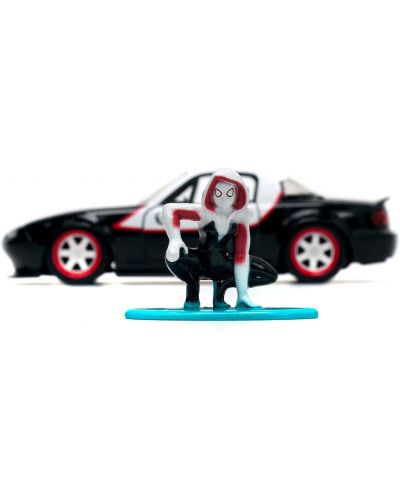 Set joc Jada Toys - Ghost Spider  1990 Mazda Miata, 1:32 - 5