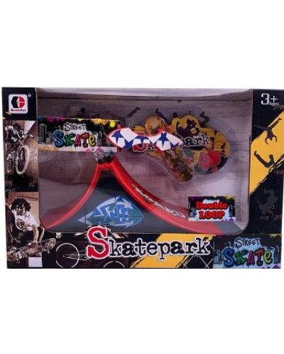 Set de joaca Chippo Toys Skatepark - Rampa cu doua skateboard-uri, tip 4 - 2