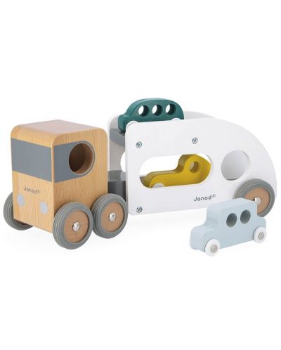 Set de jucării Janod - 3 mașini Bolid  - 3