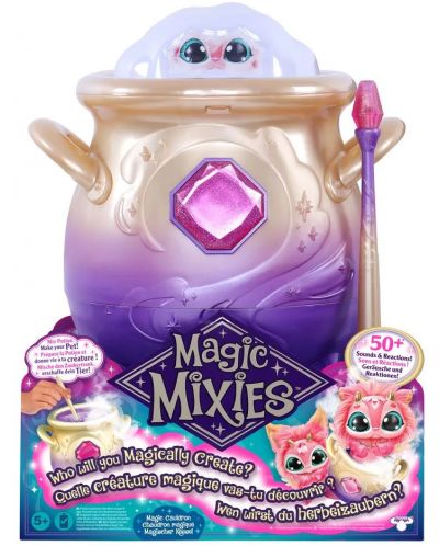 Set de jucării Moose - Cazan magic cu Mixie interactiv, roz - 7