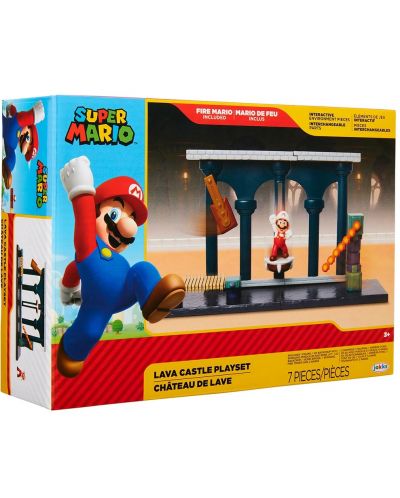 Set de joc Jakks Pacific Super Mario - Lava Castle	 - 1