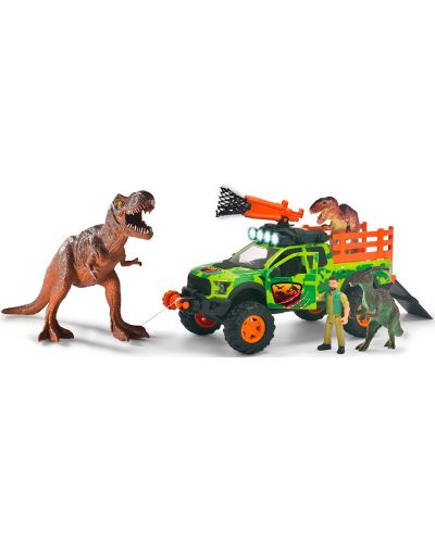 Set de joc Dickie Toys - Jeep pentru vanătoarea de dinozauri - 1