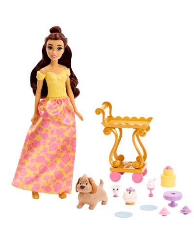 Disney Princess Play Set - Belle Doll, Tea Time - 2