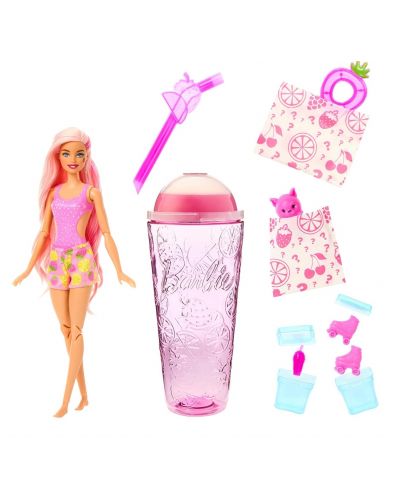 Set de joc Barbie Pop Reveal - Păpușă cu surprize, limonadă de căpșuni - 3