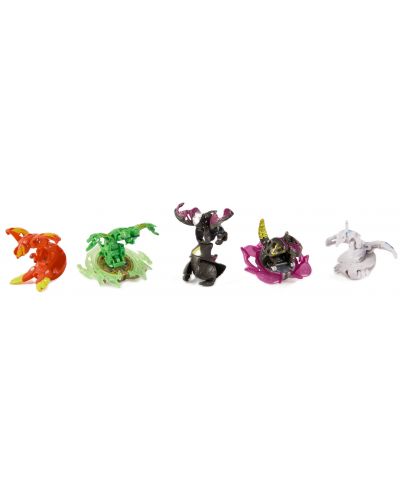 Set joc Bakugan - Special Attack Trox, Nillious, Dragonoid, Wing, Ventri - 3