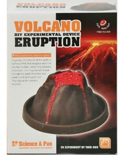 Set de jucării știință și distracție - Vulcanul Eruptiv DIY - 1