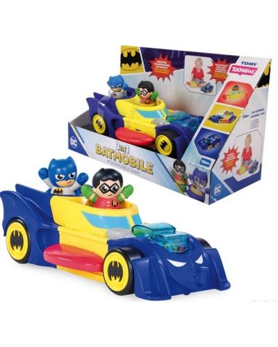 Set de jucării 3 în 1 Tomy Toomies - Batmobile, cu 2 figurine - 2