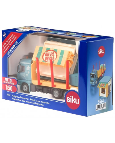 Siku Toy Set - Camion cu casă prefabricată, 1:50 - 8
