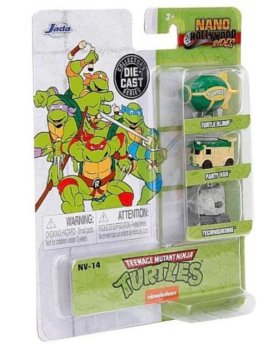 Set joc Jada Toys -  Teenage Mutant Ninja Turtles, 3 nano mașini - 4