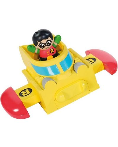 Set de jucării 3 în 1 Tomy Toomies - Batmobile, cu 2 figurine - 4