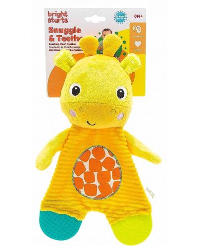 Jucărie de jucărie Bright Starts - Snuggle & Teethe - Girafă - 3