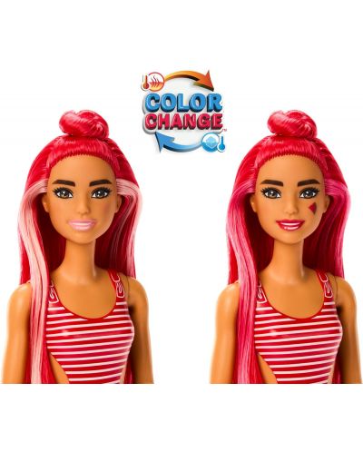 Set de joc Barbie Pop Reveal - Papusa cu surprize, Pepene verde - 4