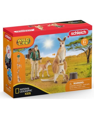 Set de joaca Schleich Wild Life - Voiaj cu rucsac in Australia, 9 piese - 1