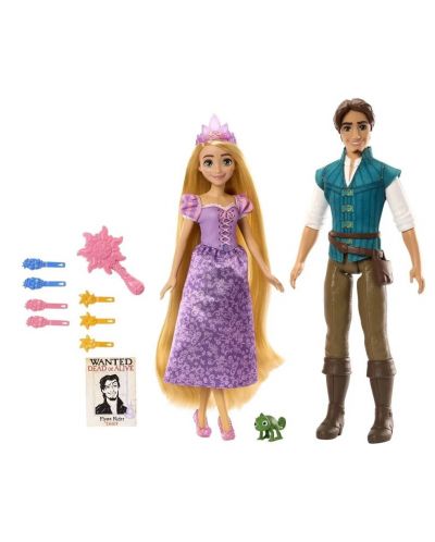 Set de joacă Disney Princess - Rapunzel și prințul - 1