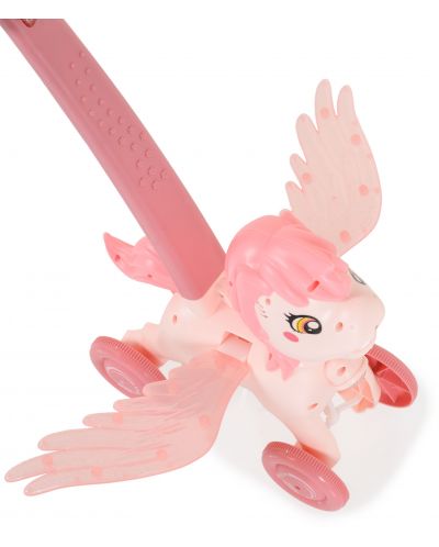 Jucărie cu bule de săpun Moni Toys - Ponei, Pink Wings - 5