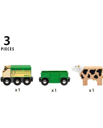 Set de jucării Brio World - Tren agricol, ediție specială - 3