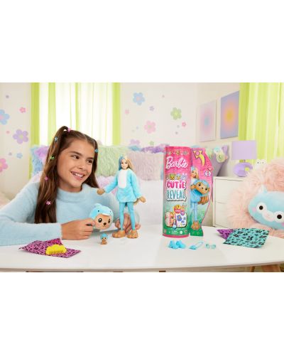 Set joc  Barbie Cutie Reveal -Păpușă în costum de urs-delfin - 7