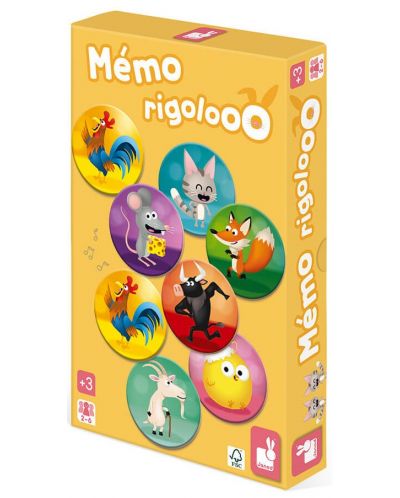 Joc de memorie Janod - Rigolooo - 1