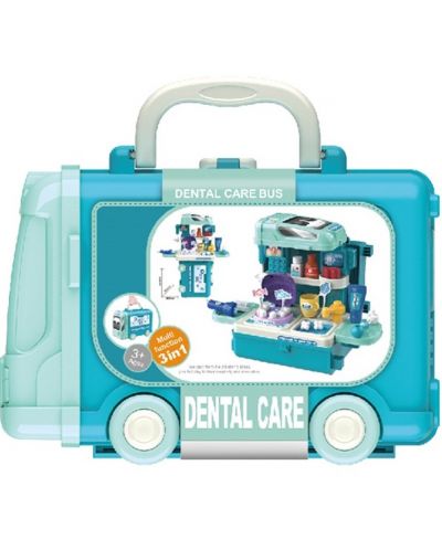 Bowa Set de jucării 3 în 1 - Cabinet stomatologic într-un autobuz - 1