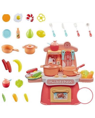 Raya Toys - Mini bucătărie, coral - 3