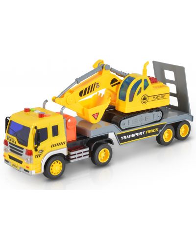 Set de joc Moni Toys - Camion cu excavator, 1:16 - 3