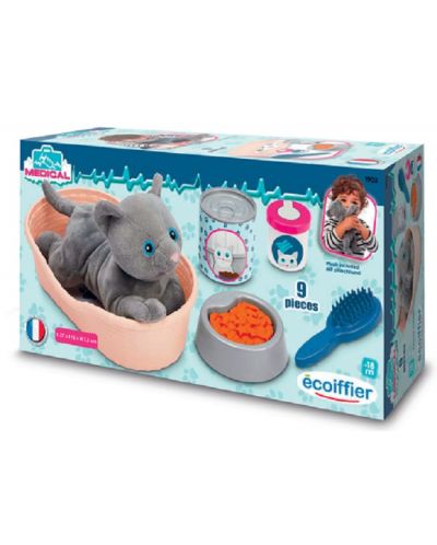Set de joaca Ecoiffier - Pisicuta cu pat - 2
