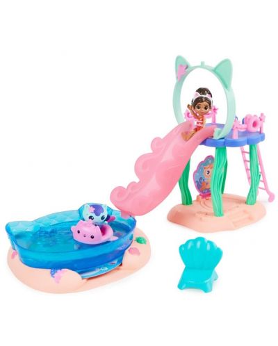 Set joc  Gabby's Dollhouse - petrecere la piscină, 10 piese  - 1