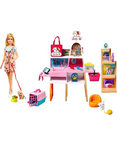 Set de joaca Mattel Barbie - Butic pentru animale de companie - 2