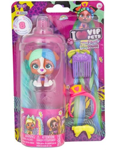 Set joc IMC Toys Vip Pets - Cățel de modă pentru coafuri cu accesorii, Luna - 1