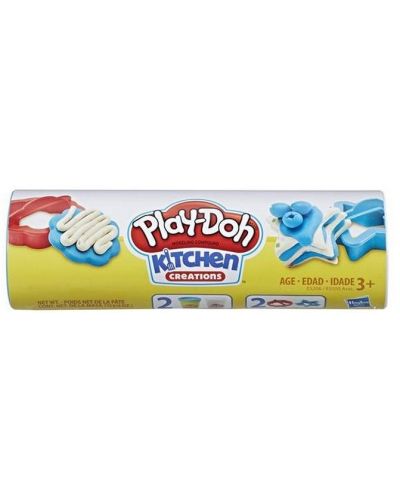 Hasbro Play-Doh - Plastilină și accesorii, albastră și albă - 1