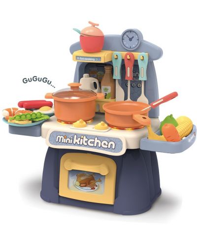 Set de jucării Raya Toys - Mini bucătărie, albastru - 1