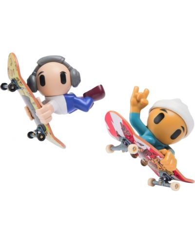 Set de joc Tech Deck SK8 Crew - Skateboard pentru degete cu figurine, gri/alb - 3