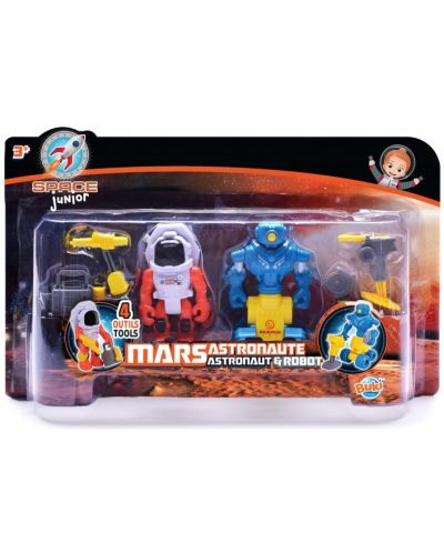 Set de jocuri Buki Space - Mars, Astronaut & Robot - 1