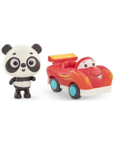 Set de joaca Battat - Automobil sport si panda - 2