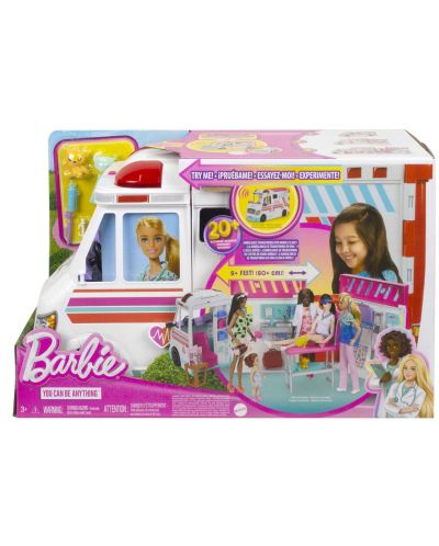 Set joc  Barbie - Transforming Ambulance, Clinica, 20 accesorii - 6