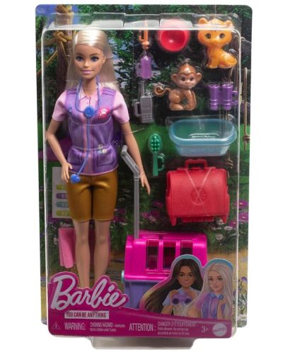 Set joc Barbie - Barbie veterinară, cu accesorii - 2