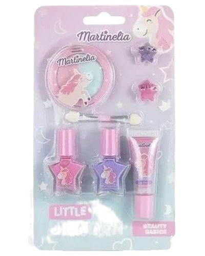 Set Martinelia Little Unicorn - Lacuri de unghii, gloss-uri, umbre și agrafe de păr - 1