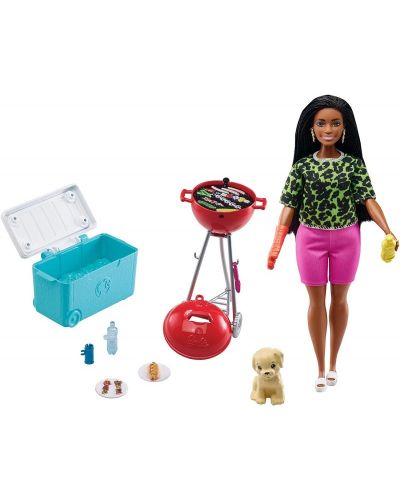 Set de joaca Mattel Barbie - Barbeque - 3