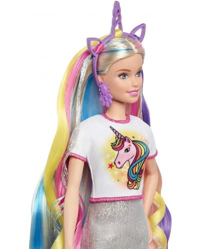 Set de joaca Mattel Barbie - Barbie cu par fabulos - 5
