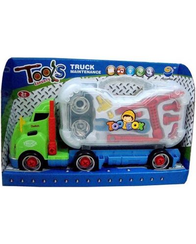 Raya Toys - Camion cu cutie de scule, verde - 2