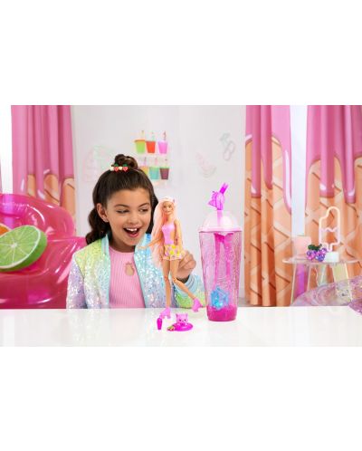 Set de joc Barbie Pop Reveal - Păpușă cu surprize, limonadă de căpșuni - 2