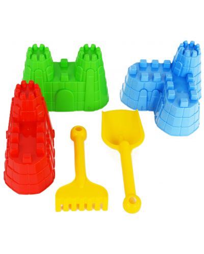 Jucării de nisip MarioInex - Paleta, spatula și formele - 3